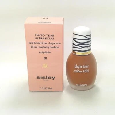 SISLEY Phyto-Teint Ultra Eclat Oil Free Foundation 6N SANDALWOOD 1 oz/30ml *NEW* - Image 1 of 4