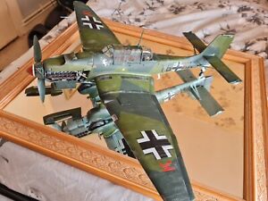 AIRFIX 1:24 JUNKERS JU 87B-2, BUILT AND PAINTED,READY FOR DISPLAY.