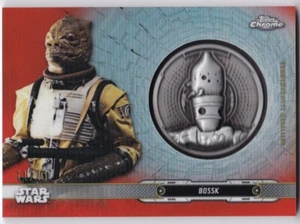 2019 Star Wars Chrome Legacy Droid Medallion Orange #IB Bossk (IG-88) 11/25 - Picture 1 of 1
