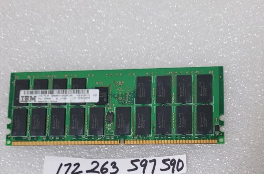 IBM RS6000 RS/6000 pSeries  4GB Memory p570 p5  9117-570 4497  12R8994 - Image 1 of 1