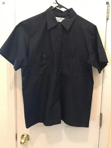 W Red Cap Work Shirt NWOT -SS- Navy Blue Small - Picture 1 of 5