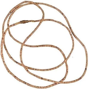 TreegoArt handgefertigte Original Holz Tulsi Mala für Hals - 24 Zoll Länge - Bild 1 von 4