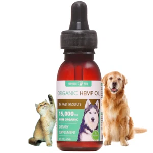 Freydell Pets - Organic Hemp Oil for Dogs and Cats, Calming, Pain Relief - Picture 1 of 8
