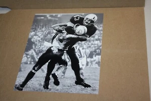 FOTO 8X10 1967 AFL CHAMPS SACK POSE DE LOS OAKLAND RAIDERS BEN DAVIDSON #83 SIN FIRMAR - Imagen 1 de 1