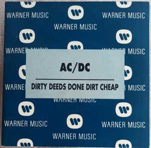 7"  AC/DC -  DIRTY DEEDS DONE DIRT CHEAP ** SPANIEN 1992 ** PROMO * * EX / EX - Bild 1 von 6