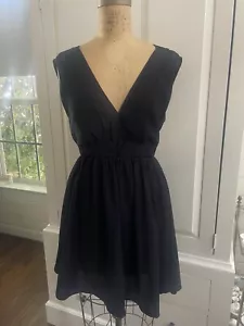 Black Short Sleeveless Cocktail Dress Women’s Size Small - Picture 1 of 5