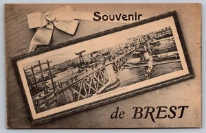 Postcard: Souvenir de Brest FR, Divided Back, Unposted - Picture 1 of 2
