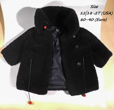 儿童毛皮大衣 Tsigeykovaya_ 羊皮_复古苏联_二手 — 第 1/4 张图片