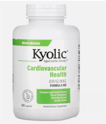 Extracto de ajo envejecido Kyolic, fórmula original cardiovascular 100 - 300 cápsulas Foto 1 de 3