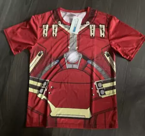 Super Hero Muscle Humedad Cool-Max Grande Nuevo Etiquetado Ironman (B5) - Imagen 1 de 5
