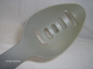 RACHEL RAY STURDY SLOTTED SPOON KITCHEN COOKING UTENSIL Gray - Picture 1 of 11