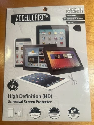 Accellorize High Definition (HD) Universal Screen Protector *1 Pack* - image 1 of 2