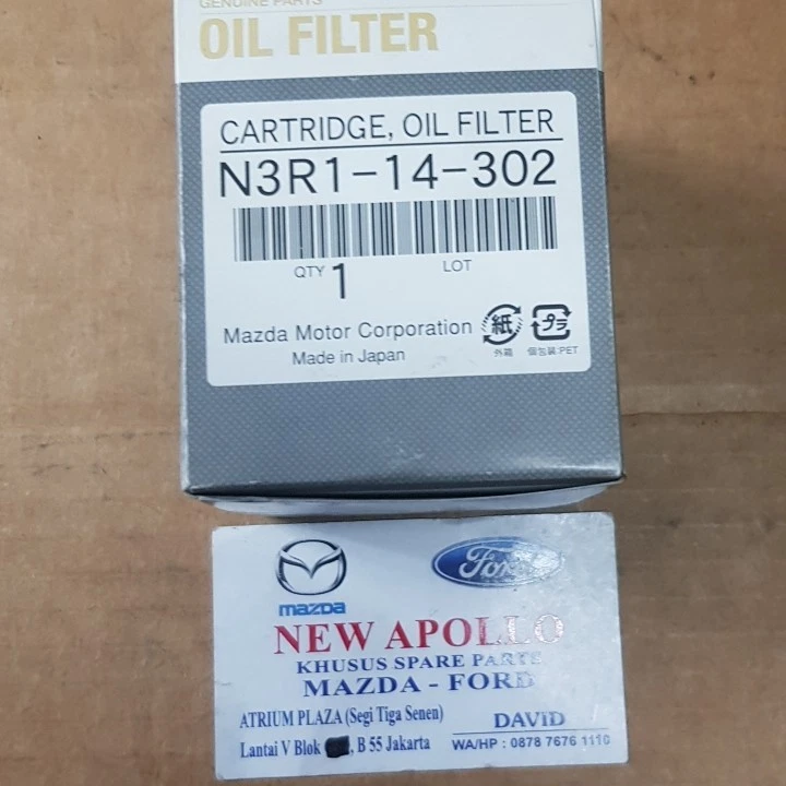 Conjunto de filtro de aceite genuino Catridge para Mazda RX-8 1,3 L 2003-2012 N3R1-14-302 Foto 1 de 1