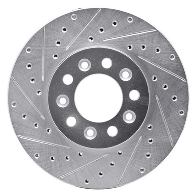 For Ford Windstar 99-03 Brake Rotor DFC Premium Drilled & Slotted Front Driver — 第 1/4 张图片