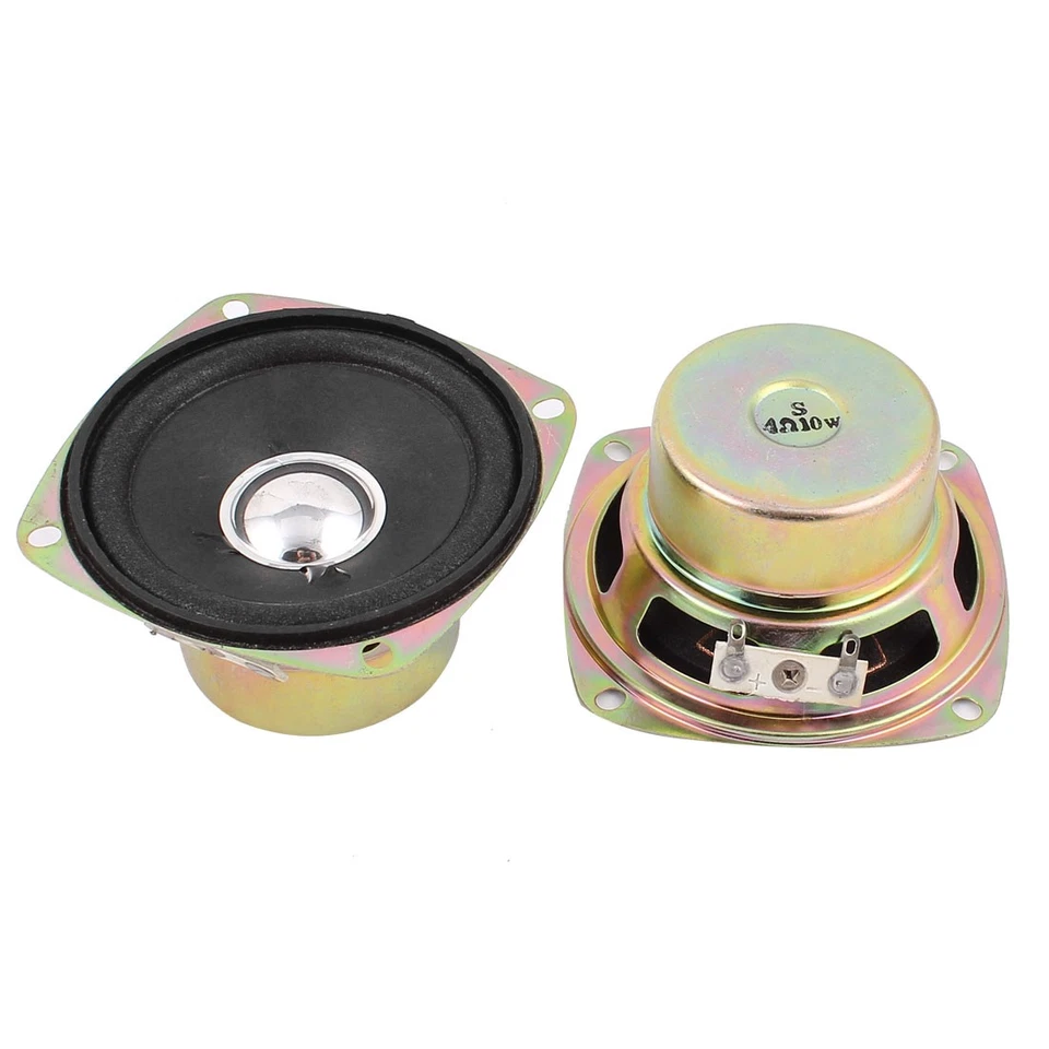 Altavoz Altavoz Imán Interno 10W 4 Ohm 7.5 x 7.5 x 4cm 2 Piezas Foto 1 de 1