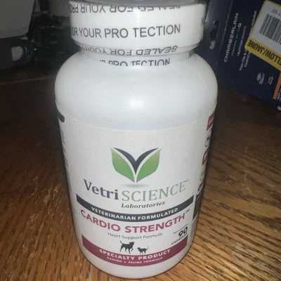 VetriScience Cardio Strength Capsules Heart Supplement for Cats & Dogs, 90 count - Image 1 of 3