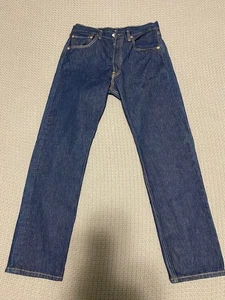 Jeans Levi 501 pierna recta botón mosca W32 L33 - Imagen 1 de 8