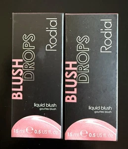 Set of TWO Rodial Liquid Blush Drops* FROSTED PINK * 0.5 fl oz/ 15 ML New in Box - Picture 1 of 9
