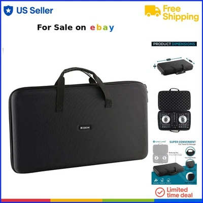 DJ Controller Hard Case Waterproof EVA Fit DDJ-400 SB3 Travel Backpack - Image 1 of 4