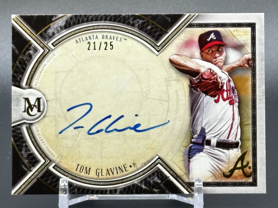 2018 Topps 博物馆收藏档案签名 #'d /25 Tom Glavine #AA-TG 勇士名人堂 — 第 1/3 张图片