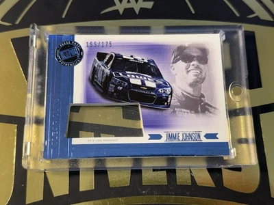 Jimmie Johnson 2014 Press Pass Racing Raced Used Windshield Relic 155/175 Lowes - Image 1 of 4
