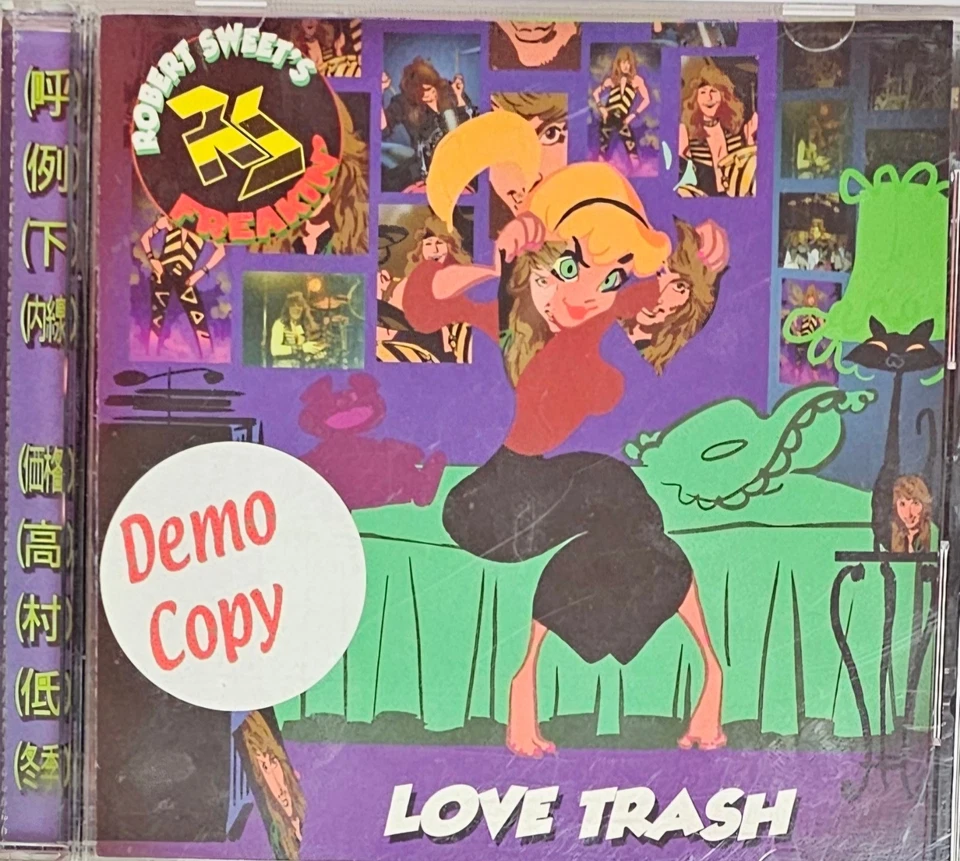 Robert Sweet "Love Trash" CD - Solo Album From Stryper Drummer Rare "Demo" Copy - Image 1 of 3