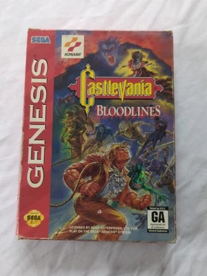 Castlevania Bloodlines - Sega Genesis 1994 Game - Tested - Authentic - Image 1 of 4