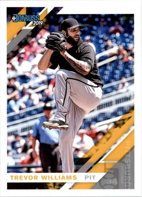 2019 Donruss Baseball Card #102 Trevor Williams - Image 1 of 2