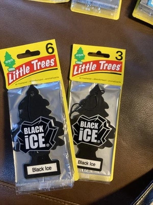 Little Trees U3S-32055 Black Ice Hanging Air Freshener, 144 Pack for Car/Home - Image 1 of 3