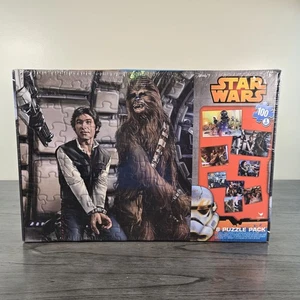 Industries Star Wars Disney 8 Puzzle Pack Including 2 Large Floor Puzzles - Picture 1 of 5
