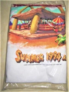 Vtg. McDonalds Summer 1994 Flintstones Movie Promo T Shirt NEW Pkg Sz Large - Picture 1 of 2