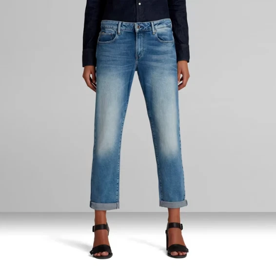 G-Star RAW Kate Jeans Womens Low Waist Boyfriend BNWT RRP £110 Light Indigo Aged - Image 1 of 4