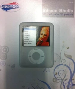 New American Tourister Silicone Shell Case for iPod Nano 3G players - Clear - Picture 1 of 5