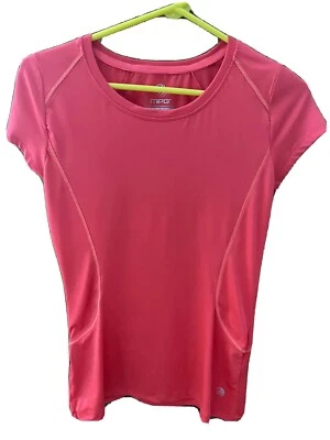 MPG Running Top Small Womens Workout Shirt Fitted Coral - Image 1 of 4
