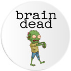 Brain Dead Zombie - 100 Pack Circle Stickers 3 Inch
