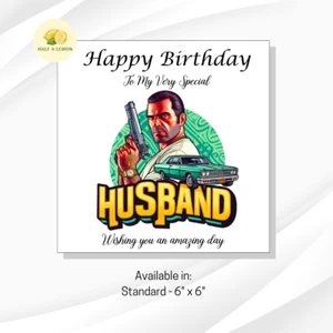 Birthday card for Husband, Husband Birthday, Gamer Husband, Video Game theme - Picture 1 of 9