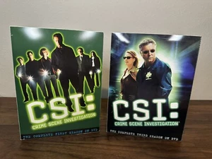 CSI Dvd Crime Scene Investigation The Complete 1st & 3rd Seasons TV LOT (2) - Picture 1 of 7