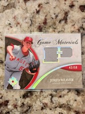 2006 Ultimate Collection Ultimate Game Materials /50 Jered Weaver #UGM-JW