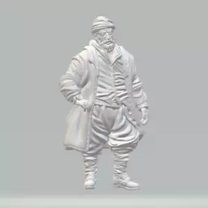 Willowbrook - WB1018 - Male Peasant 1 - 28mm - Resin - w/o Base - Picture 1 of 1