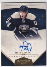 10/11 PANINI DOMINION MATT CALVERT GOLD RC ROOKIE AUTOGRAPH AUTO /25 #174