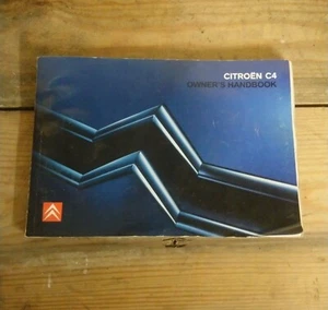 Citroen C4 Hatchback 2004-2010 Owners Handbook User Manual - Picture 1 of 3