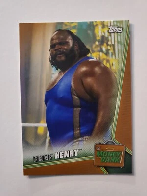 2019 Topps WWE Money In The Bank BRONZE 〜 #51 MARK HENRY - Image 1 of 2