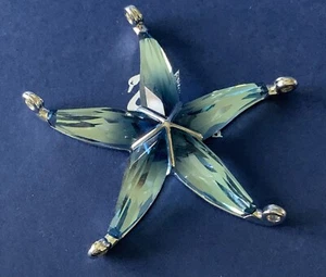 Swarovski Crystal CANTILEVER STARFISH Ocean Blue Figurine #626201 - Picture 1 of 3