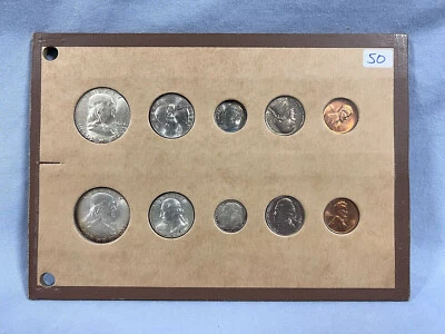 Silver 1961 US Mint P&D Set 10 coins in a Wayte Raymond Holder - Image 1 of 3