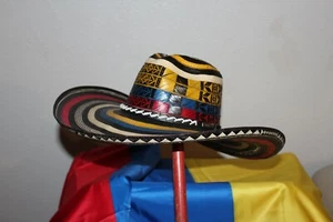 SOMBRERO COLOMBIANO~~FINO SOMBRERO VUELTIAO~~SOMBRERO VAQUERO ESTILO resistente SOMBRERO - Imagen 1 de 6