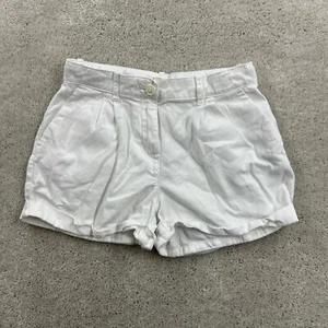 Crewcuts Shorts Girls Size 12 Chino Khakis Adjustable White Cotton - Picture 1 of 11