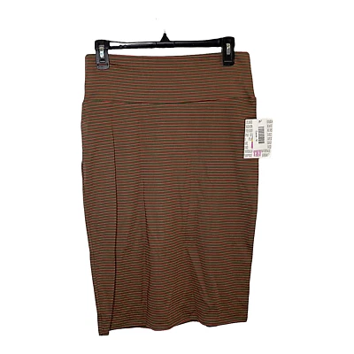 Falda LuLaRoe Cassie Talla Mediana Rayas Multicolor Elastizada (1073) Foto 1 de 4