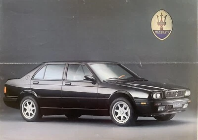 Maserati Gamma Modelli 1992 depliant / brochure - Immagine 1 di 2
