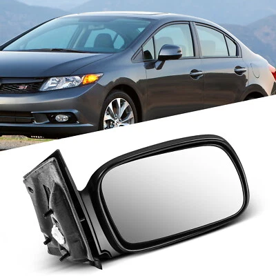 For 2006-2011 Honda Civic 2 Door Coupe Power Side View Mirror Passenger Right - Image 1 of 4