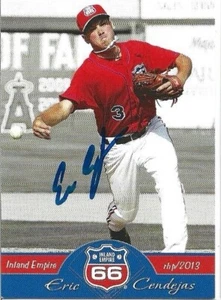 2013 Inland Empire 66ers Eric Cendejas Signed Card - Picture 1 of 1